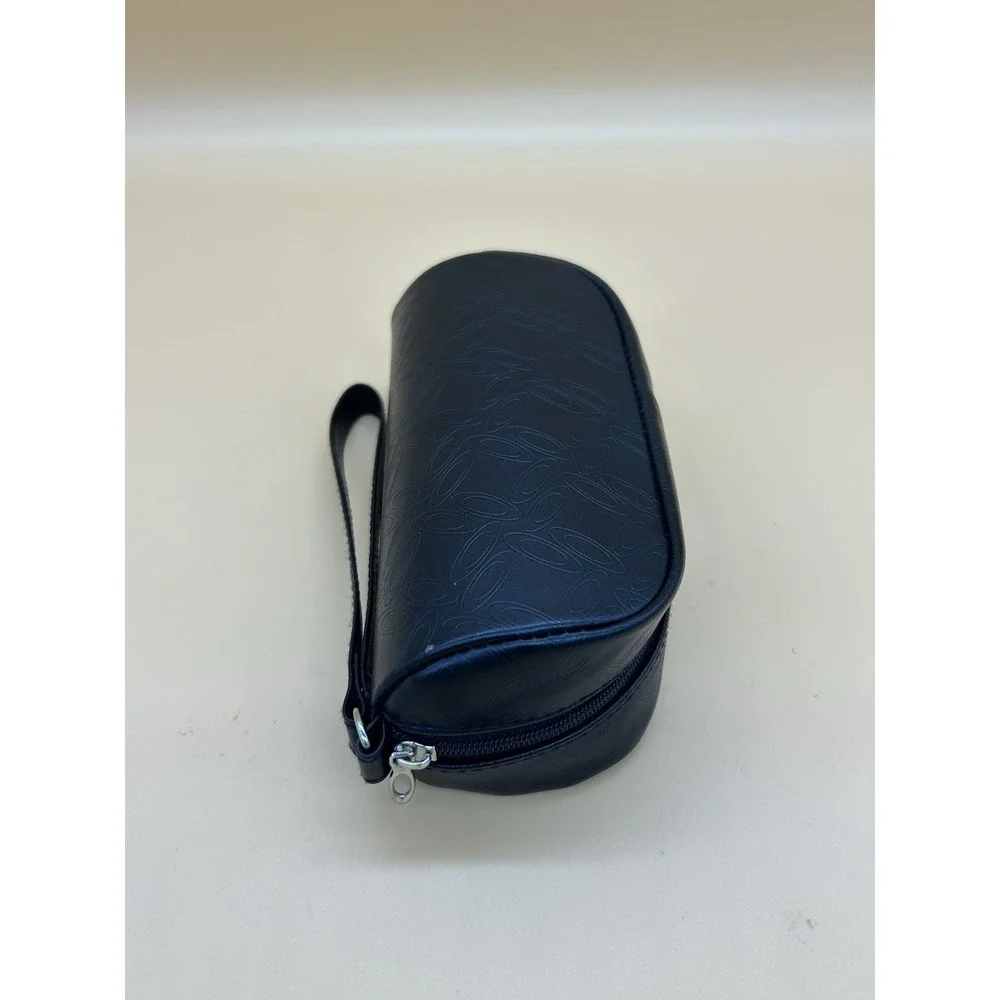 Oakley Black Soft Shell Sunglasses Case Zip Wrist Strap Eyeglass Storage Travel